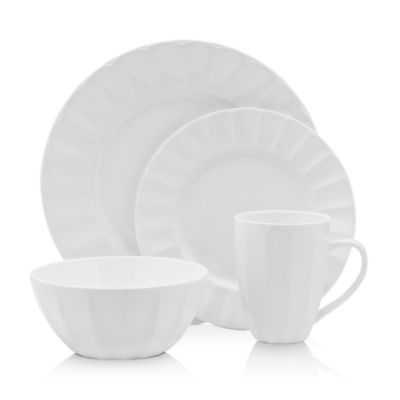 Bonaire White 16-Piece Dinnerware Set