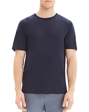 Theory Precise Crewneck Tee In Eclipse