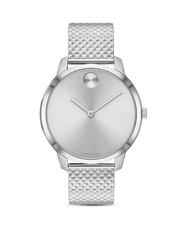 Movado Bold Thin Watch, 35mm In Silver/silver