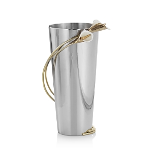 Shop Michael Aram Calla Lily Vase, Large In Silver