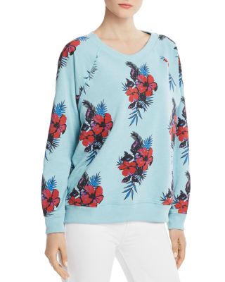 wildfox hibiscus sweatshirt