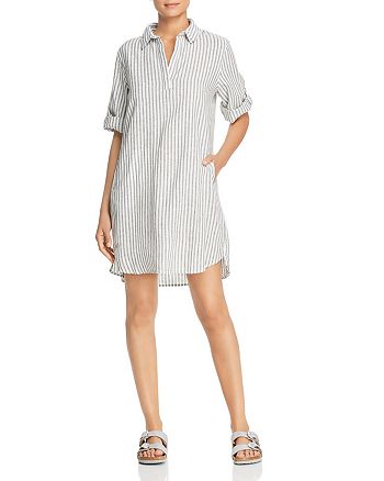 Elan Ticking Striped Shirt Dress | Bloomingdale's