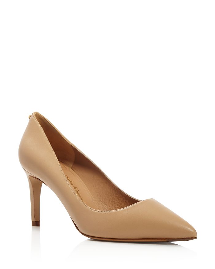 Ferragamo Women's Only 70mm High-heel Pumps - 100% Exclusive In Almond Leather