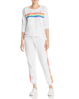 CHASER Rainbow Stripe Sweatshirt Sweatpants Bloomingdale s