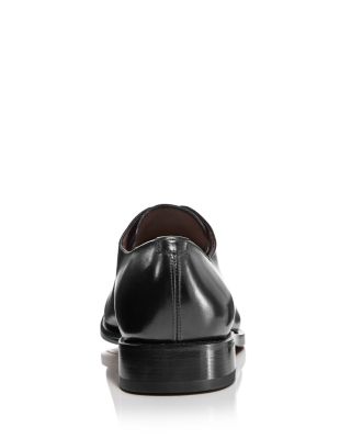 Men's Angiolo Leather Plain Toe Oxfords - Wide