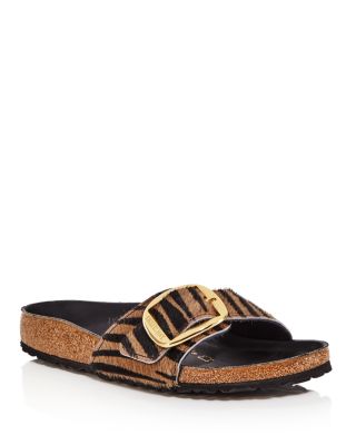 zebra birkenstock sandals
