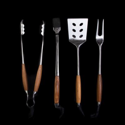 BBQ Bonded Teak 4-Pc. Grill Set