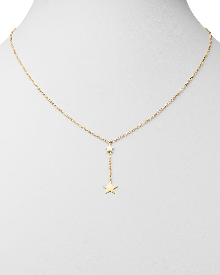 Shop Moon & Meadow 14k Yellow Gold Star Drop Pendant Necklace, 19 - 100% Exclusive