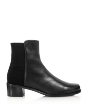 stuart weitzman booties block heel