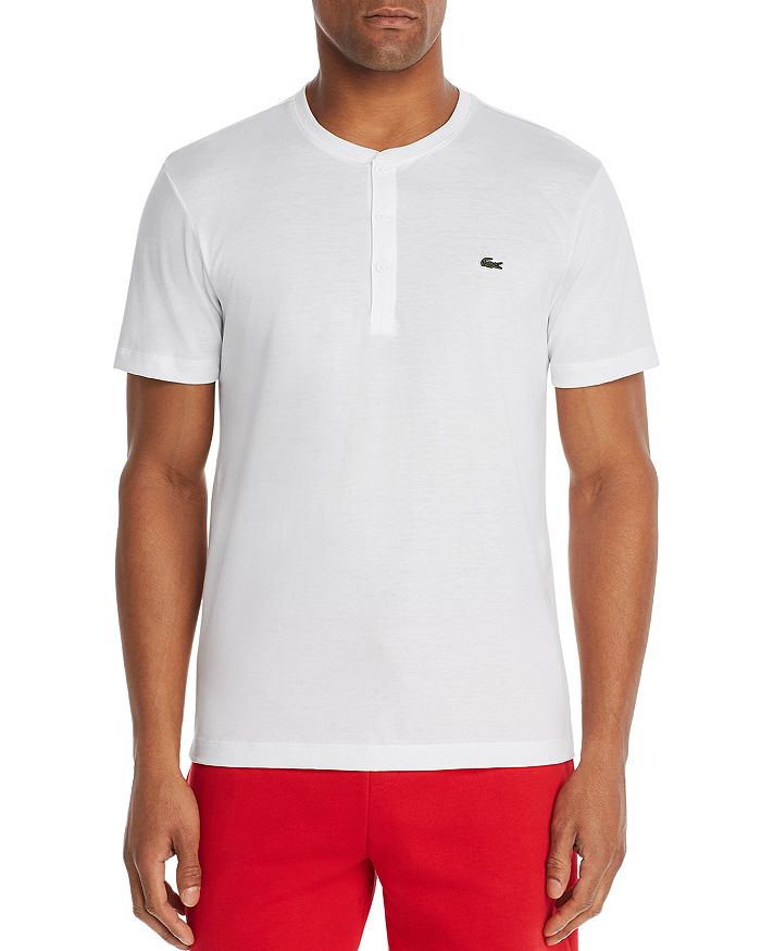 Lacoste Regular-fit Pima Cotton Henley In White