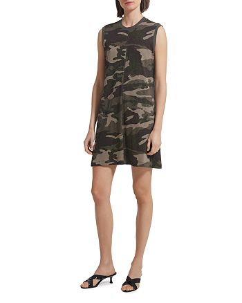 Atm Anthony Thomas Melillo Slub Jersey Camo Tank Dress Bloomingdale S