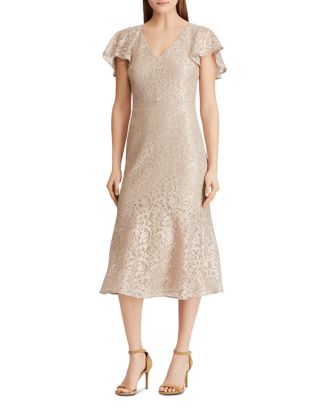 Ralph Lauren Lace Cocktail Dress | Bloomingdale's