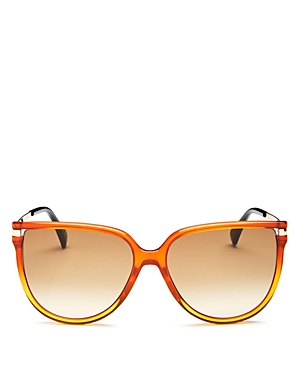 Givenchy Women's Square Sunglasses, 58mm In Orange Gold/brown Gradient