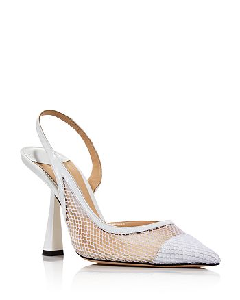 Jimmy Choo Women S Fetto 100 Mesh Slingback Pumps Bloomingdale S