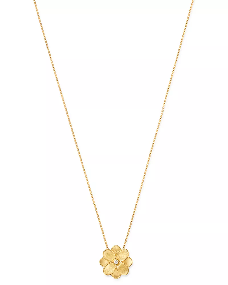 Marco Bicego 18K Yellow Gold Petali Pendant Necklace, 16.5