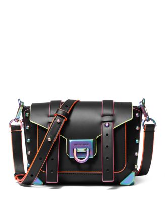 Top 33+ imagen michael kors black and neon purse