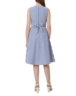 knee length dresses for ladies Women's Daisy Linen Dress Light Brown