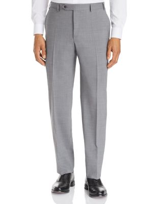 Canali Siena Stretch Wool Classic Fit Dress Pants | Bloomingdale's
