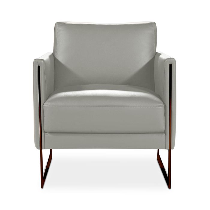 Giuseppe Nicoletti Coco Leather Chair - 100% Exclusive In Bull Grigio Aluminio
