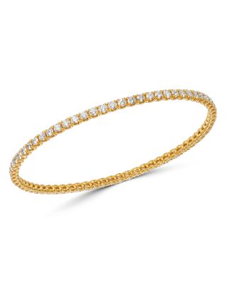 Roberto Coin - 18K Yellow Gold Diamond Classics Bangle Bracelet