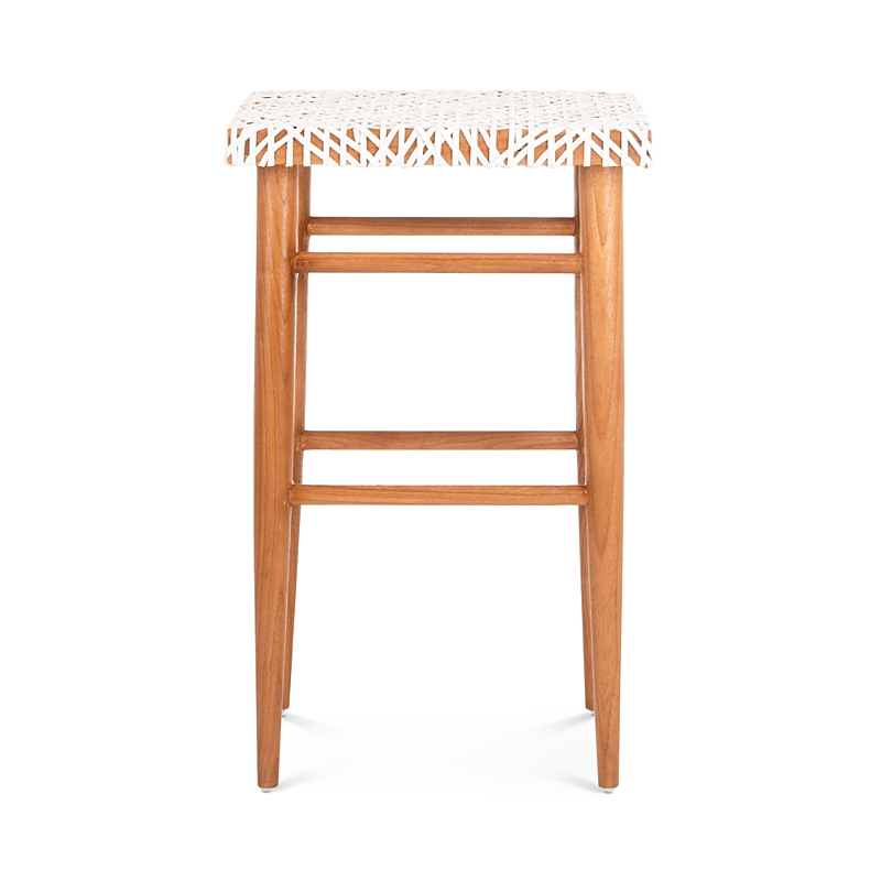 Safavieh Kaleo Woven Leather Barstool