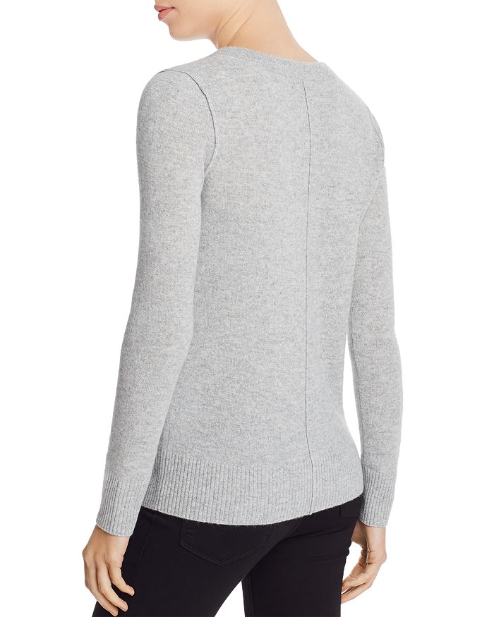 Aqua V-Neck Cashmere Sweater - 100% Exclusive In Light Gray | ModeSens