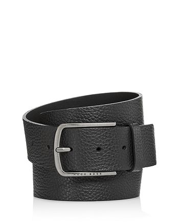 BOSS Hugo Boss Men's Sander Pebbled Leather Belt | Bloomingdale's