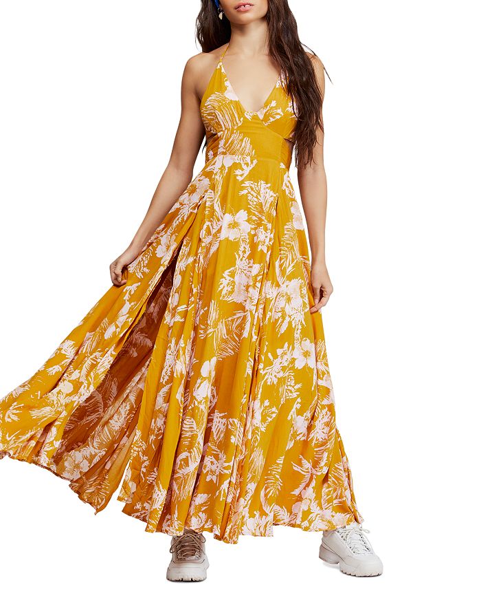 Warehouse tropical floral maxi dress on sale