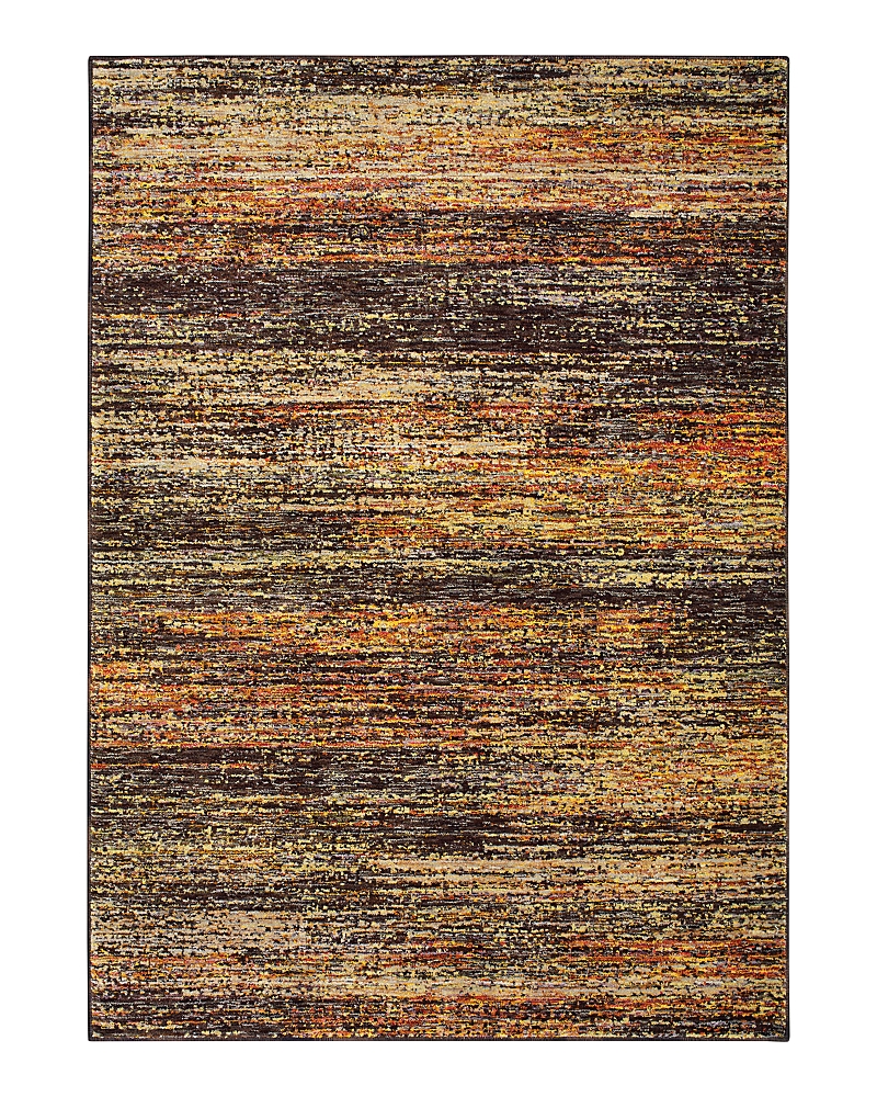Oriental Weavers Atlas 8037 Area Rug, 5'3 X 7'3 In Gold/charcoal