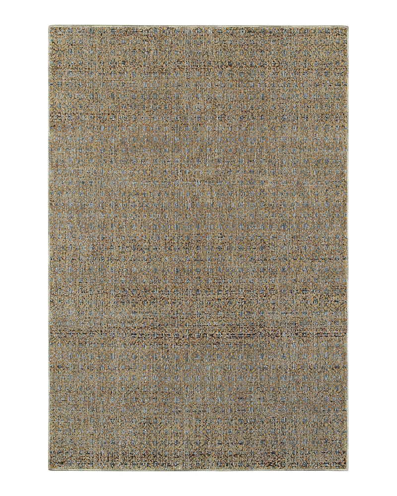 Oriental Weavers Atlas 8048 Area Rug, 7'10 X 10'10 In Blue/gold