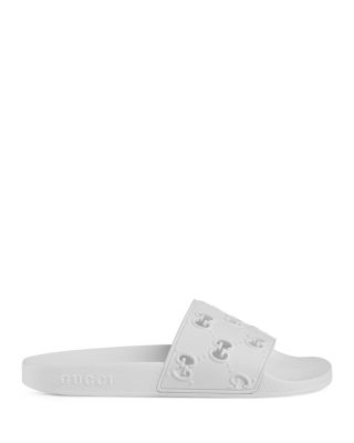 gucci white sandals sale