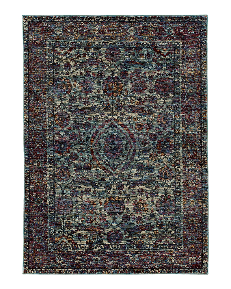Oriental Weavers Andorra 6846b Area Rug, 1'10 X 3'2 In Blue/purple