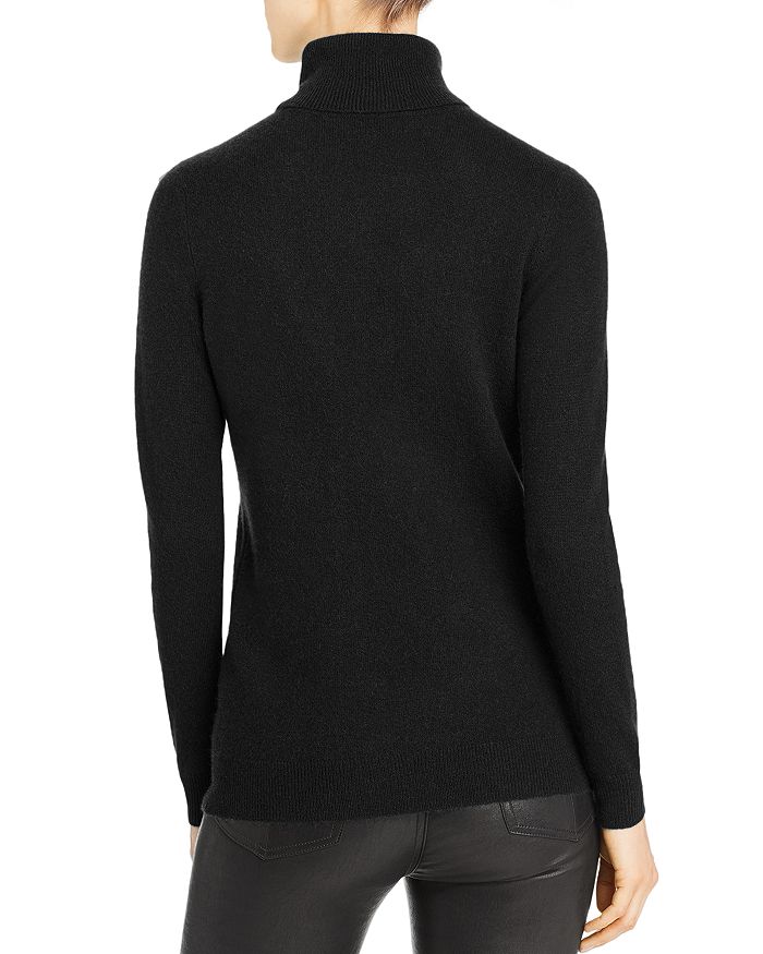 Shop C By Bloomingdale's Cashmere Turtleneck Sweater - 100% Exclusive In Black