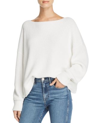 FRENCH CONNECTION Millie Mozart Knits Cotton Boat Neck Sweater ...