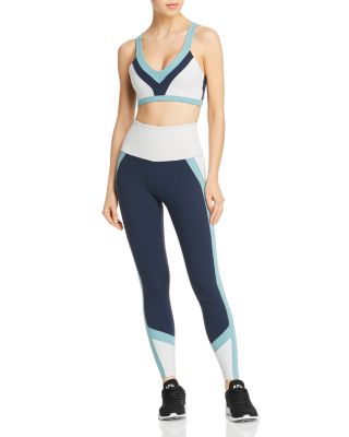 high waisted leggings and sports bra