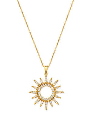 Bloomingdale's Diamond Sun Pendant Necklace in 14K Yellow Gold, 0.75 ct. t.w. - 100% Exclusive