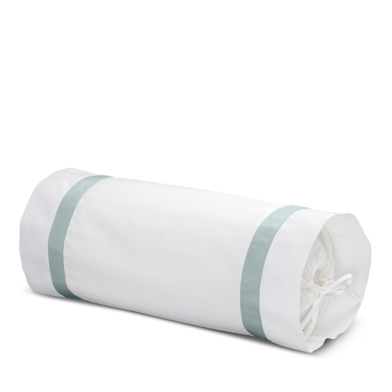 Matouk Lowell Neck Roll Pillow Cover In Opal