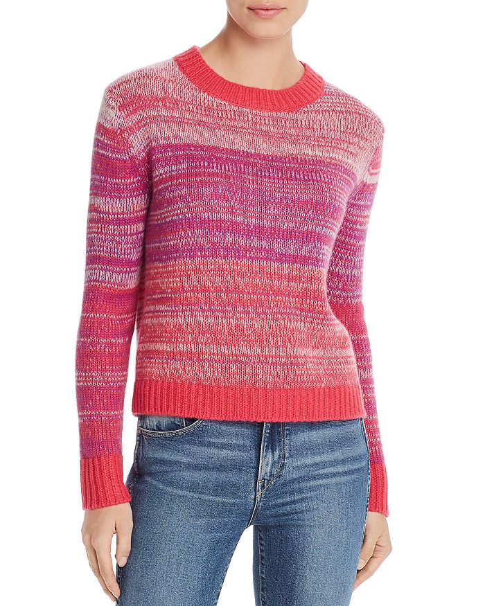 AQUA Mélange Cashmere Sweater - 100% Exclusive | Bloomingdale's