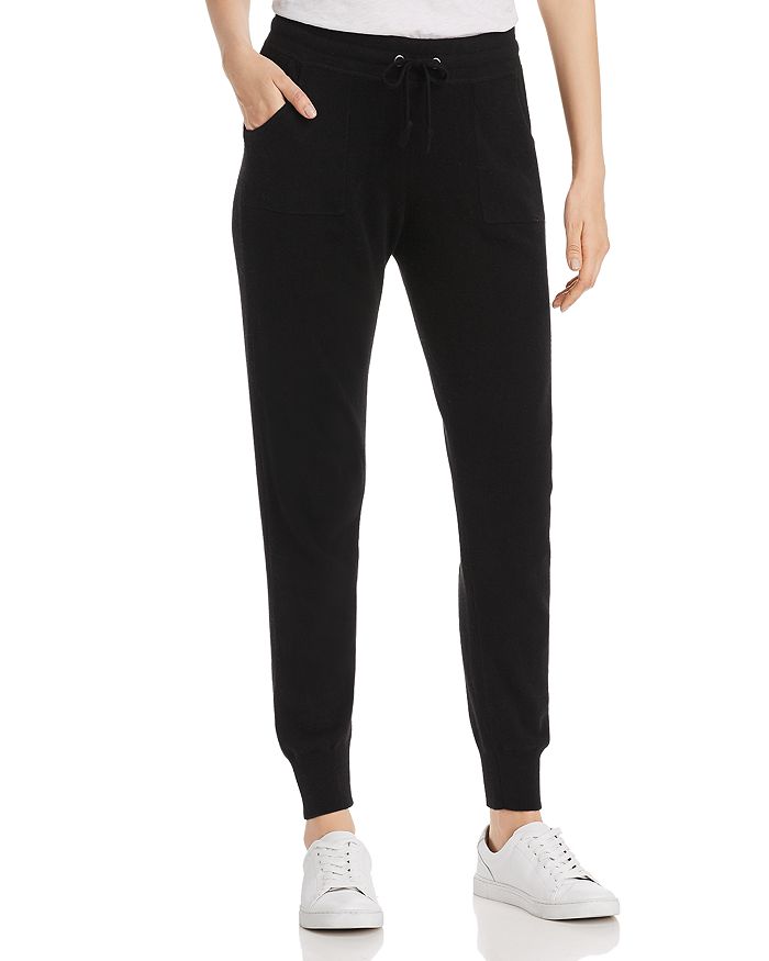 C By Bloomingdale's Cashmere Jogger Trousers - 100% Exclusive In Black