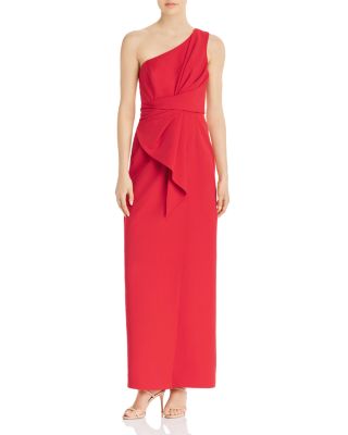 Eliza J One-Shoulder Draped Gown | Bloomingdale's