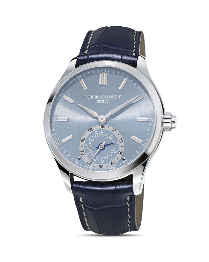 Frederique Constant Horological Smartwatch Gents Classic Watch, 42mm In Blue