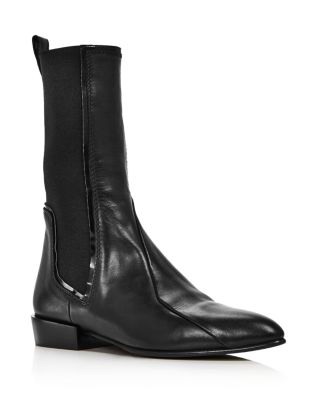 mid calf stretch boots