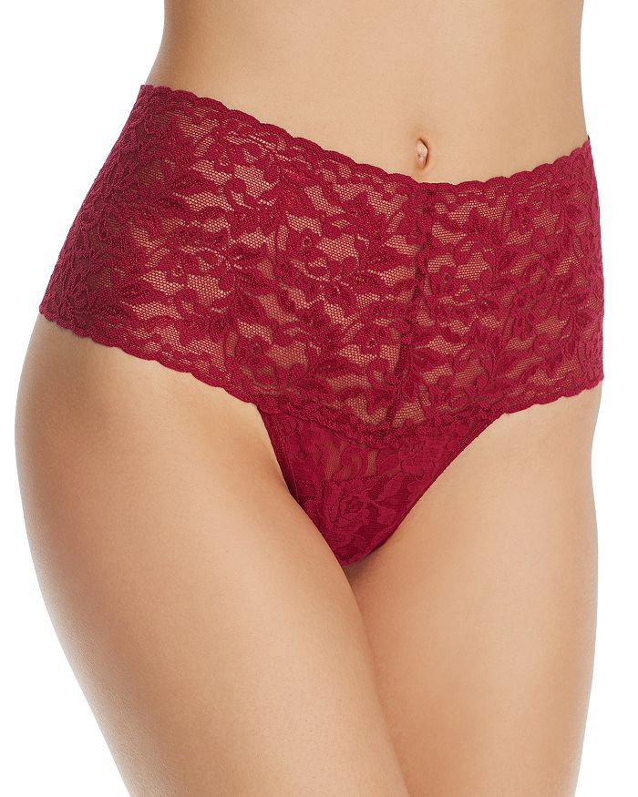 Hanky Panky Retro Thong In Cranberry