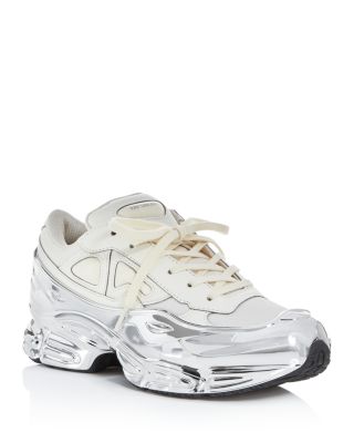 Adidas By Raf Simons Raf Simons For Adidas Women's Rs Ozweego Low-top  Sneakers In White/silver | ModeSens