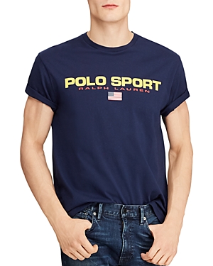 Polo Ralph Lauren Classic Fit Polo Sport Tee In Cruise Navy