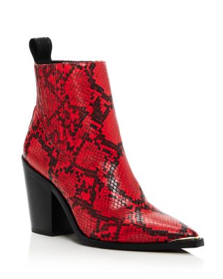 kenneth cole red booties