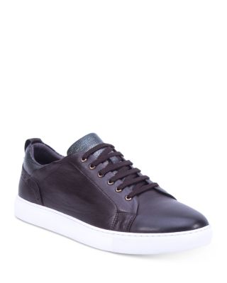 Robert Graham - Men's Loman Leather Lace-Up Sneakers