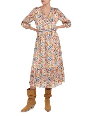 ditsy floral smock dress boohoo