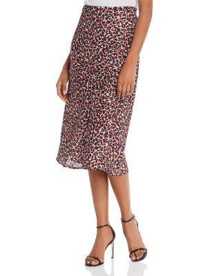 sanctuary cheetah midi skirt