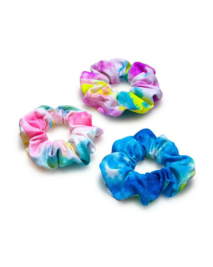 Aqua Tie-dyed Scrunchie Set - 100% Exclusive In Multi